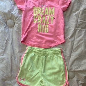18M girl’s Under Armour shorts outfit